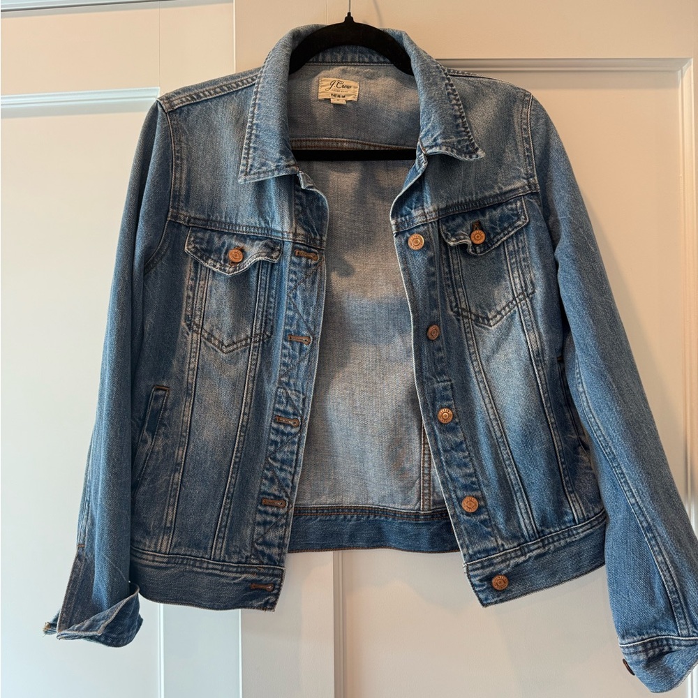 J. Crew Classic Blue Denim Jacket
